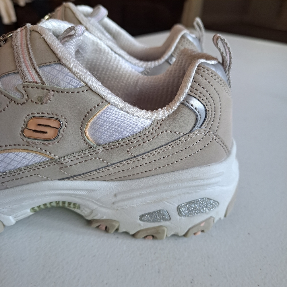 Skechers D'Lites Zip Along Sneakers - Picture 5 of 7